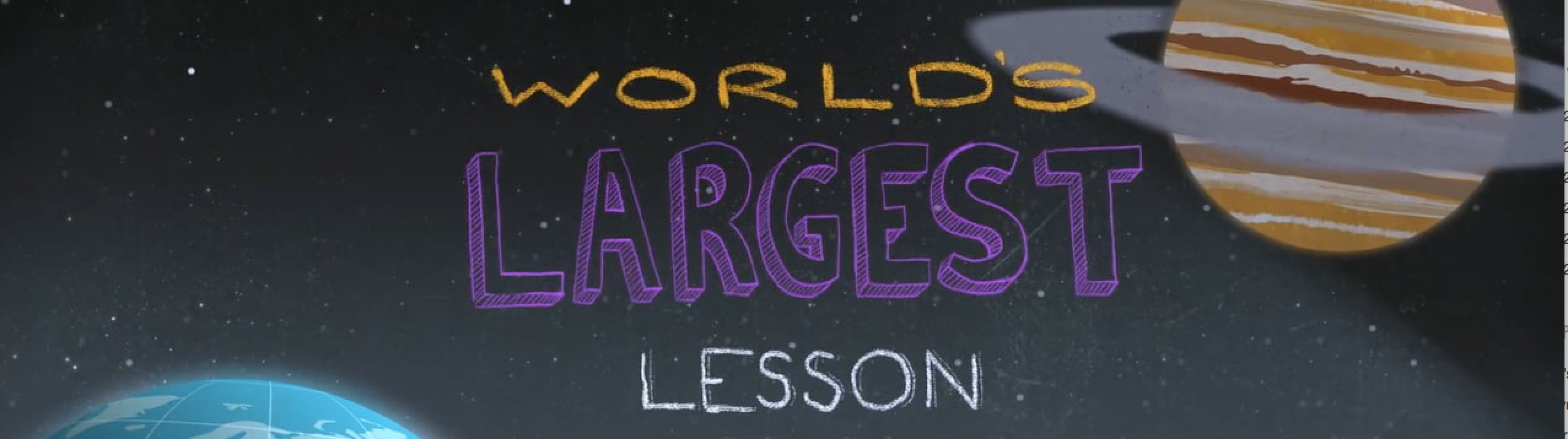 World’s largest lesson 2016