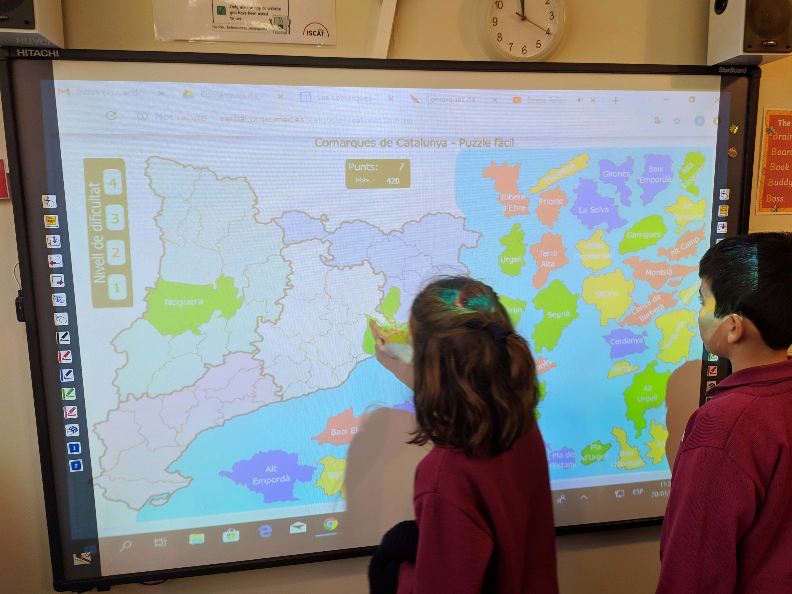 The physical and political geography of Catalunya (Year 6)