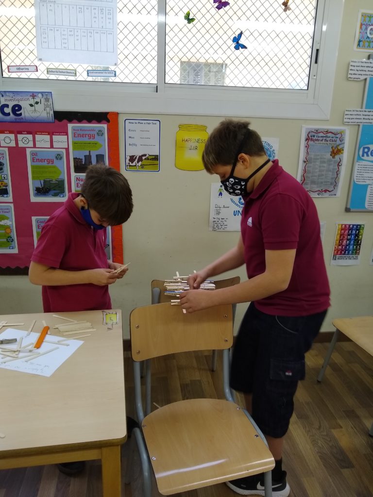 science week Year 6 activity