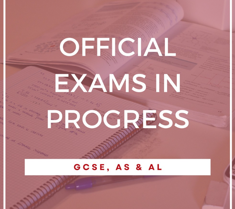 OFFICIAL EXAMS IN PROGRESS